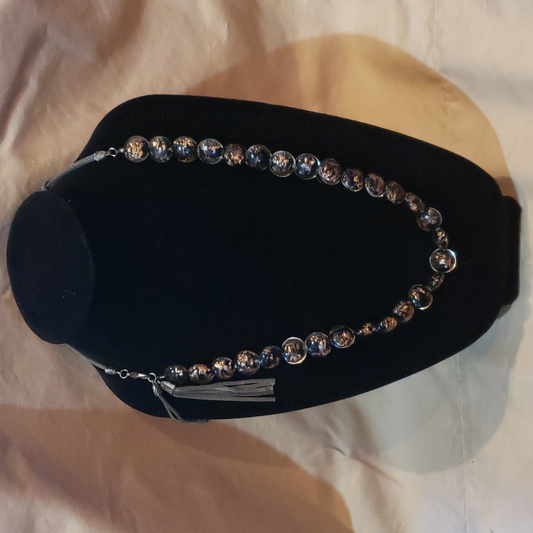 Nwot Coldwater Creek Glass Beaded Necklace Adjustable 26 - 34 16$